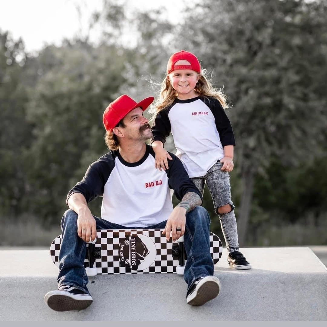 RAD LIKE DAD MATCHING RAGLANS